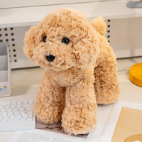 Peluche chien Teddy d'anniversaire nouveau design, adorable, en coton PP ultra doux, jouet anti-stress pour chiot, vente en gros