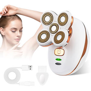 Depiladora Portátil Recargable por USB para Mujer, Cinco Cuchillas de Acero Inoxidable, Resistente al Agua, Recortadora de Bikini para Vello Corporal, Uso Doméstico y en Hoteles - Product Image 1