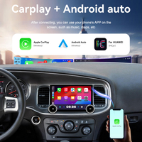 Écran QLED ZWNAV de 11,5 pouces pour Dodge Charger Challenger 2011-2014, autoradio Android 15, CarPlay, navigation GPS, carte SIM 4G