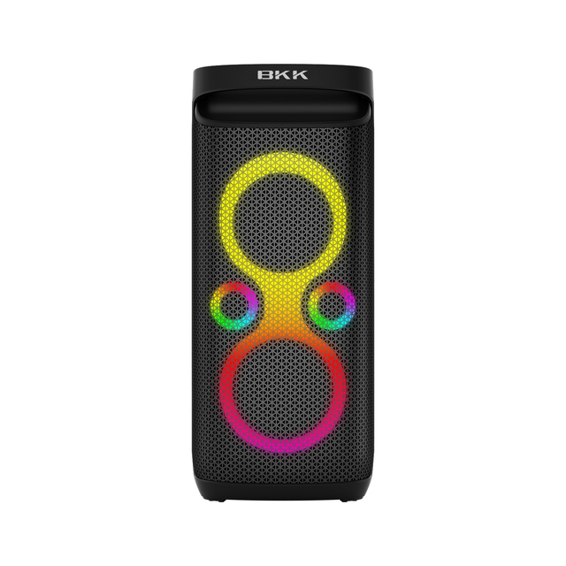 60W Heavy Bass Battery Portable Waterproof Party Speaker Wireless Microphone for 5.3 RGB Lights Party Box (XC6100B)