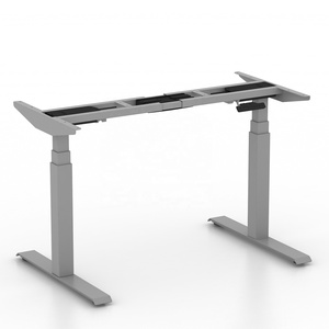 Bureau d'étude à <span class=keywords><strong>hauteur</strong></span> réglable avec rectangle et double moteur pour adultes et enfants pour la maison ou le bureau - Product Image 3