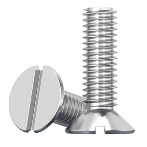 Tianzhuo Hardware GB68 304 Stainless Steel Slotted Countersunk Head Screws Metric M2 M2.5 M3 M4 M5 M6 M8 M10 - Product Image 1