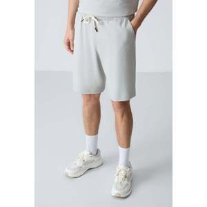Ensemble de shorts pour homme en coton texturé épais et doux, coupe ample, basique - 85257 - Stone/rock - Product Image 4