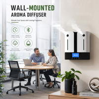 Diffuseur d'aromathérapie commercial sans eau à double buse C800 pour le Moyen-Orient, désodorisation 300m, intelligent, mural