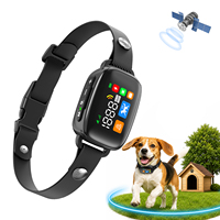 Collier de clôture sans fil intelligent pour animaux de compagnie avec GPS, écran LCD HD, positionnement haute précision, système de confinement pour chien à rayon réglable de 1999 yards