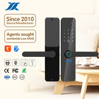 Cerradura de Puerta Digital con Código PIN OEM Ttlock, Cerradura Biométrica con Batería Seca, Cerraduras Inteligentes con Aplicación para Puertas de Madera, para Hoteles, Apartamentos y Dormitorios