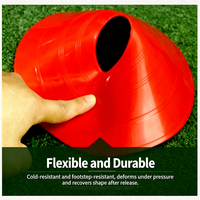 LXY-002 cônes d'agilité flexibles de cônes de disque de football durables Offre Spéciale 18g pour l'entraînement de sport de football
