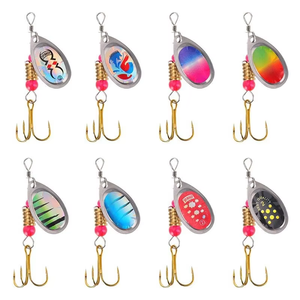 Lot de 16 leurres spinnerbait en ligne, cuillères métalliques et leurres artificiels rigides à paillettes, avec étui portable en EVA à fermeture éclair pour la <span class=keywords><strong>truite</strong></span>, le bar et le saumon - Product Image 3