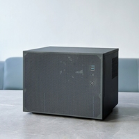 Vente flash : boîtier de serveur NAS Micro ATX à 9 baies, mini rack avec ventilateur pour le stockage à domicile, serveur PC de bureau, cloud privé