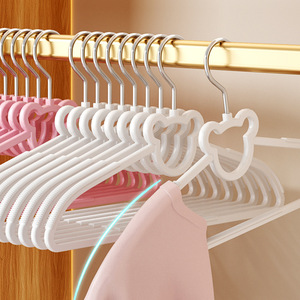 Non Marking Non Slip Velvet Hangers For Clothes Wardrobe Home Use Rectangle Hook Type Coat Hanger Organizer - Product Image 2