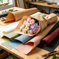 Papier de soie biodégradable en gros pour emballage cadeau avec logo personnalisé imprimé pour l'emballage de vêtements et de chaussures de luxe