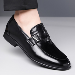 Mocassins Penny en Cuir Véritable Noir pour Hommes, Chaussures Habillées Décontractées à Enfiler, Semelle Confortable Antidérapante pour le Bureau et les Mariages - Product Image 3