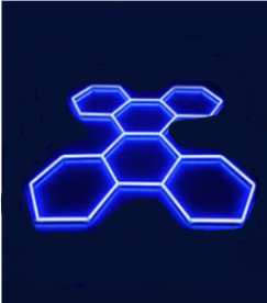 ETOP-Lampe de travail en nid d'abeille RVB, éclairage de <span class=keywords><strong>garage</strong></span> hexagonal, éclairage RVB pour entrepôt d'atelier de détail de voiture - Product Image 5