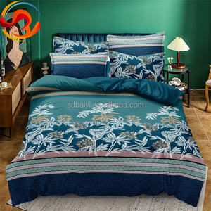 Juego de Ropa de Cama de Lujo de 3 Piezas, 100% Poliéster, Moderno, Ecológico, Duradero, para Todas las Temporadas, 1 Sábana Plana, 2 Fundas de Almohada, Diseños Brillantes - Product Image 6