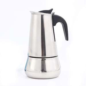 Cafetière à expresso Hyri Hot Custom en acier inoxydable, pour cuisinière, 6 tasses, cafetière italienne, percolateur, moka pot - Product Image 4
