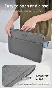 WiWU Housse en polyester durable pour ordinateur portable imperméable et résistante aux rayures Portable 14 16 pouces Mac Book Carry Bag Business Pouch - Product Image 3