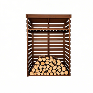 Grand hangar de stockage en <span class=keywords><strong>bois</strong></span> <span class=keywords><strong>extérieur</strong></span> de haute qualité Fire Grill Log Store avec <span class=keywords><strong>bois</strong></span> traité sous pression naturel - Product Image 4