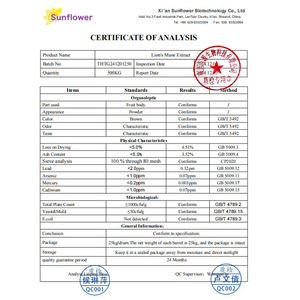 Высококачественный экстракт льва грива 30% органический полисахарид Львиная Грива экстракт гриба льва порошок грива льва - Product Image 3