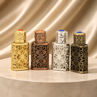 Bouteille de parfum transparente, en verre, anti-usure, pour conserver du arôme, de la viande, respirable, de 15ml