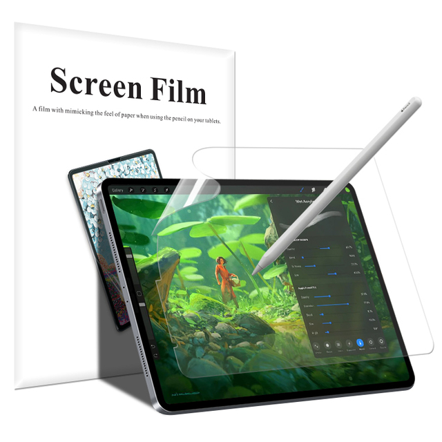 Paper Feeling Like Handwriting Film Matte Anti Glare Anti Fingerprint Like on Paper Screen Protector for iPad Pro 12.9"