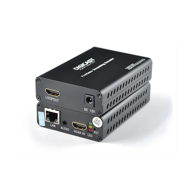 MINI SRT HTTP RTSP RTMP RTMPS UDP HLS Multicast Unicast Full HD IPTV Streaming IP h265 Encodeur