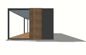 Minimalistic Homestay Air Bnb Container Room Prefab Home Prefabricated House Modular Building ADU Wild Hotel Villa