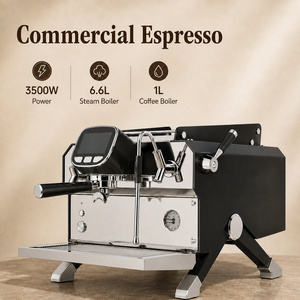 Machine à expresso commerciale multi-chaudières KT3-1, 3500W, programmable, 9 bars, chaudières en cuivre pour café, grande capacité, chaudière de 3,5L, Ensur - Product Image 3