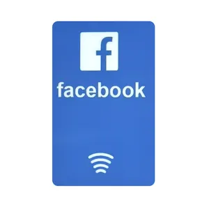 بطاقة عمل رقمية ذات خاصية التواصل الاجتماعي PVC و واتساب و NFC بطاقة عمل رقمية