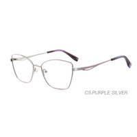 Nouvelles lunettes de vue classiques pour femmes, monture carrée en métal, bordure complète, légères, pour un usage quotidien