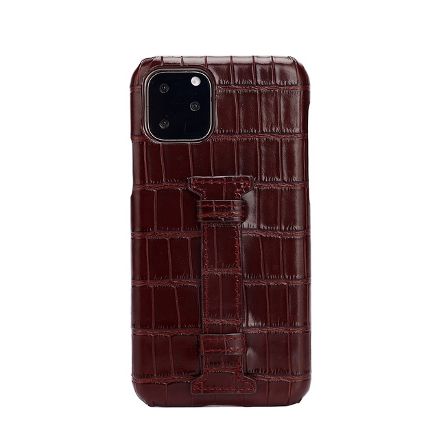 Zenos Latest Crocodile Pattern Cowhide Leather Phone Case Compatible with iPhone Wholesale Price Featuring Strap