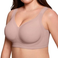 Soutien-gorge push-up léopard de haute qualité pour femme, sans armatures, à quatre agrafes, en gelée, vente en gros