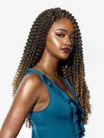 Cheveux synthétiques à tresser pré-bouclés Water Wave pour tresses Passion Twist à basse température