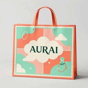 Bolsas de Papel Impresas a Color de Alta Gama Personalizadas con Asas Resistentes para un Empaque Elegante y con Estilo - Product Image 2