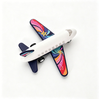 Jouet hélicoptère en bois éducatif pour enfants, modèle d'avion à rétrofriction pour enfants