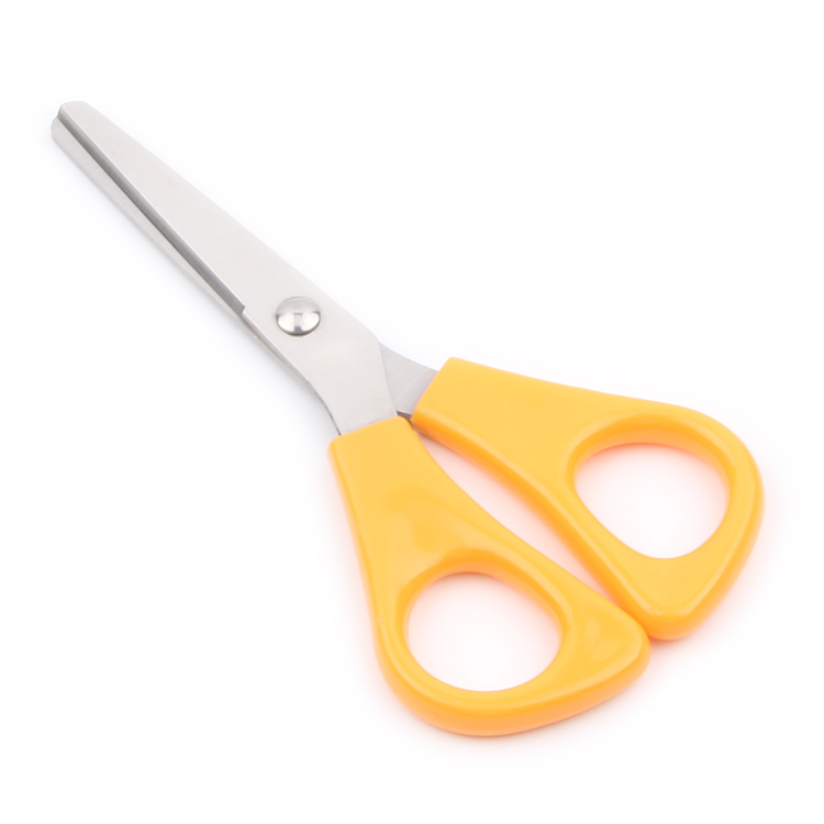 Wholesale household stainless steel student scissors handmade art office stationery small scissors