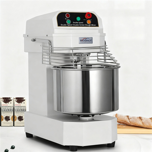 Mélangeur à spirale professionnel à double action et deux vitesses, pétrin à pâte robuste pour boulangerie - Product Image 4