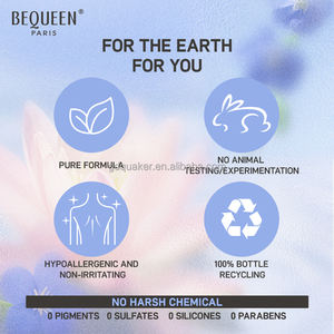 BEQUEEN en Stock Blue Lotus Body Wash Longue Durée Hydtating Brighten Luxe Boisé Parfum Peau Douce Gel Douche - Product Image 5