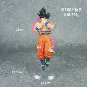 33CM 3 Têtes Changées <span class=keywords><strong>Migatte</strong></span> <span class=keywords><strong>No</strong></span> <span class=keywords><strong>Gokui</strong></span> Manga Figurine Statues Dragon Goku PVC Anime Figure Modèle Jouets Poupées - Product Image 4