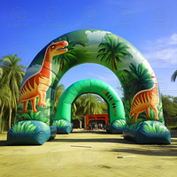 Arche gonflable T-Rex Kid Dinosaur Amusement Park Dinosaur Zoo Airblow Advertising Inflatable Archway