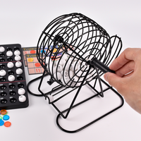 Factory Direct 90 boules de bingo comprend des marqueurs de Cage Master Board Family Fun Night Deluxe Bingo Game Set