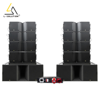 Conjunto de Altavoces Line Array 8+2 K212-A KS28-A Subwoofer de 2400W RMS con Estuches