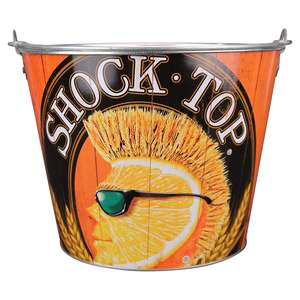 Profissional galvanizado Tin Metal Ice Bucket Party Pail 5 Quart com logotipo impresso a cores e Openers - Product Image 5