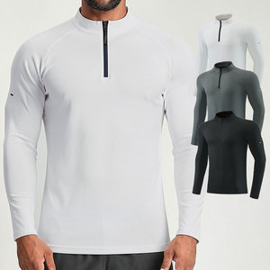 Maglietta a Compressione da Uomo per Palestra, Abbigliamento Sportivo a Maniche Lunghe, T-Shirt da Corsa, Jersey Sportivo ad Asciugatura Rapida - Product Image 1