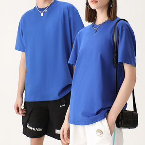 Camiseta Masculina Oversize de Algodão 100% Puro 230gsm com <span class=keywords><strong>Design</strong></span> de Logo Personalizado, Gola Redonda, Mangas Curtas e Ombros Caídos - Product Image 2