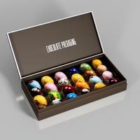 Fabricante personalizado vacío postre caramelo papel cartón embalaje lujo Chocolate regalo conjunto caja de embalaje