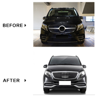 Kit de calandre en matériau mayoutil adapté à la mercedes-benz classe V Vito w447 2016 — 2020 V260 v250, mise à niveau