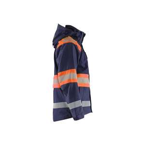 BLAKLADER - 442019778953L Veste Shell haute visibilité Bleu marine/Orange-EAN 7330509849194 HI-VIS WORKWEAR - Product Image 4