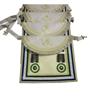 Personnaliser le tablier de rite écossais de couleur | Personnaliser le ruban de drapeau de pays tablier de maître passé - Product Image 1