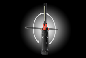 Lampe de travail COB rechargeable 740 lumens, crochet magnétique étanche à double éclairage pour les inspections d'atelier, de bureau et de route, IP65 au quotidien - Product Image 5