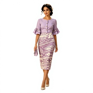 Camisa Elegante de Poliéster de Alta Calidad con Botones de Coco para Mujer, Estilo Hawaiano de Media Manga, Formal, Personalizada - Product Image 3